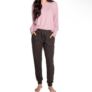 PJ Salvage Dark Gray Soft Lounge Jogger Pants Size L NWOT